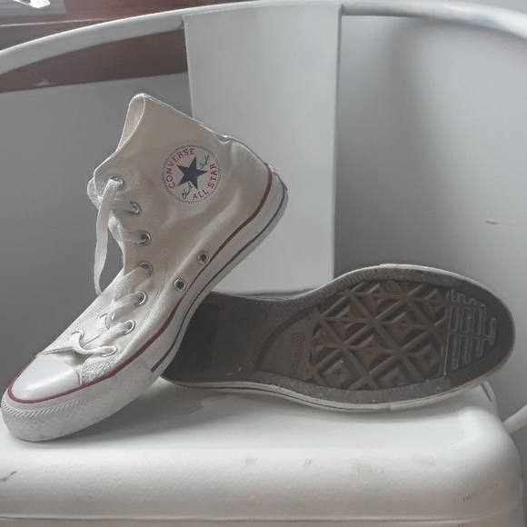CONVERSE Classic White High-Tops - Picture 2 of 7